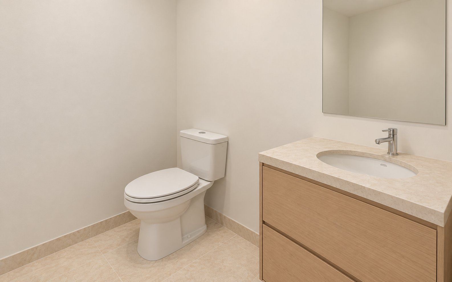 Fictional Guest powder room